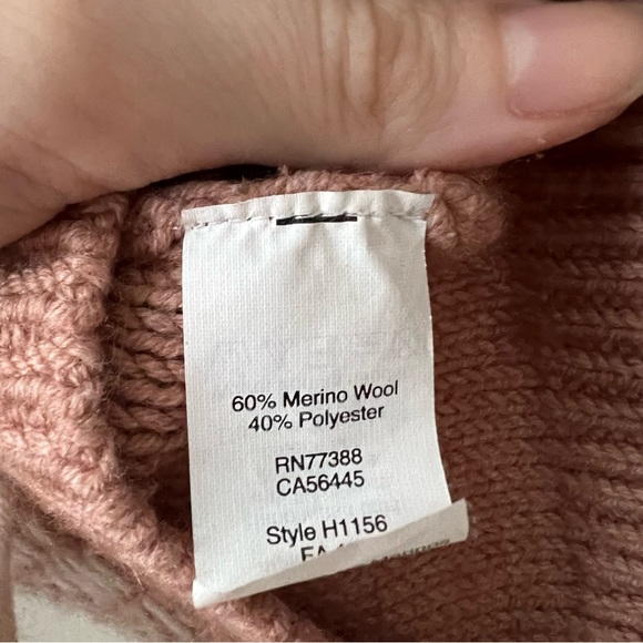 Madewell Reverse-Diamond Fringe Pullover Sweater - Picture 6 of 6